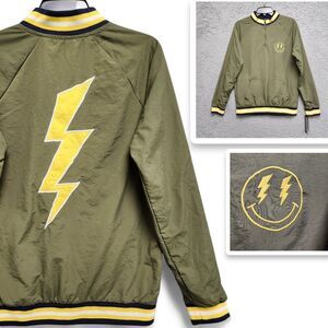 Jaywalker Big‎ Kid Varsity Pullover Jacket Boys XL Lightning Graphic NEW w/ Tag